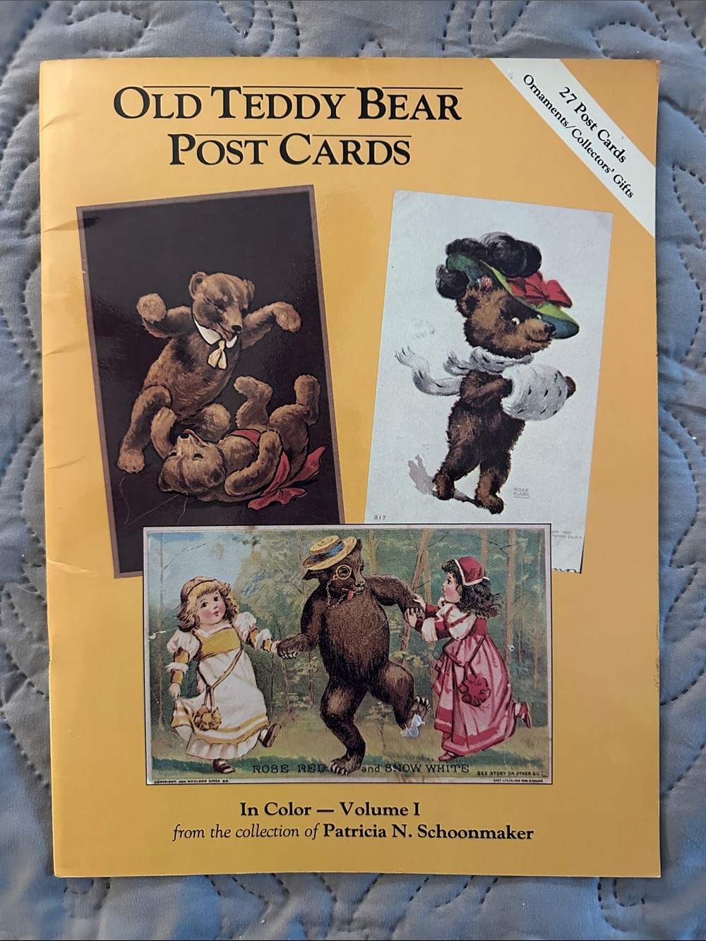 Old Teddy Bear Post Cards Volume I - Yellow Cover